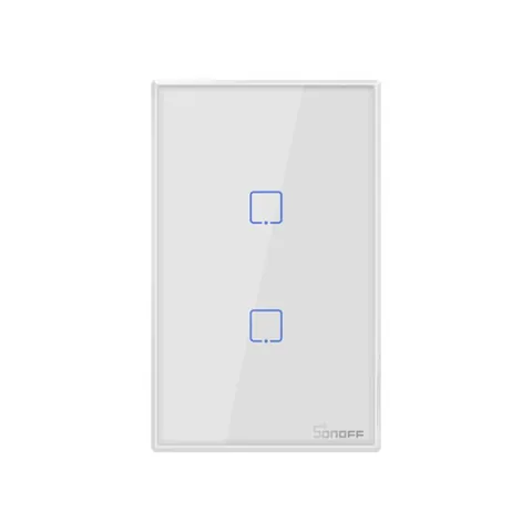 SONOFF T0US2C 觸控智慧牆壁開關(2 鍵)